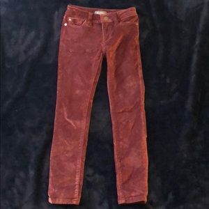 Kids velvet jeans